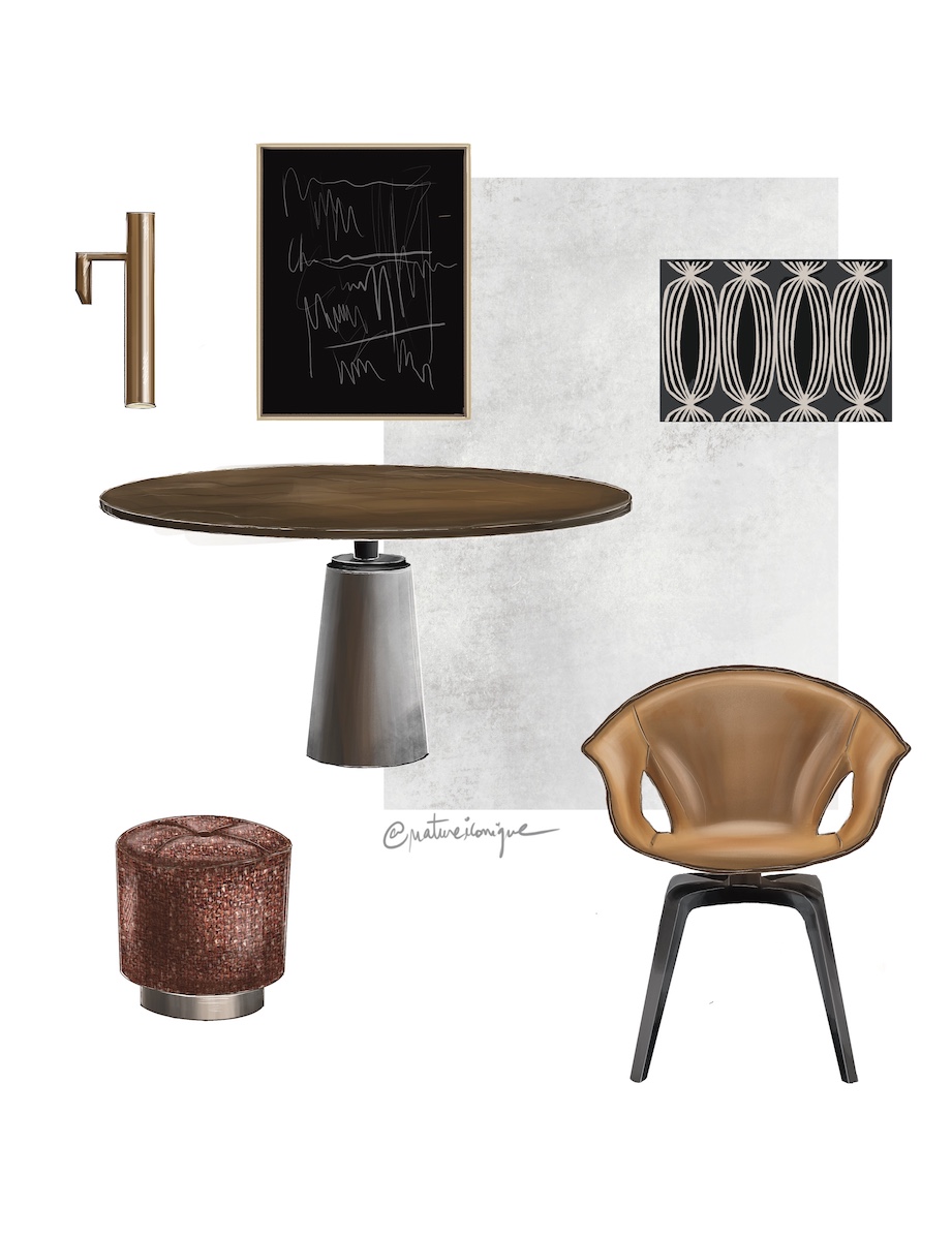 moodboard-iconique-cuir-beton